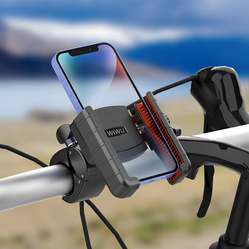 Wiwu Wi-ZC002 Sarsıntı Önleyici 360° Derece Dönebilen Ayarlanabilir Motosiklet ve Bisiklet Telefon Tutucu Wiwu Wi-ZC002 Sarsıntı Önleyici 360° Derece Dönebilen Ayarlanabilir Motosiklet ve Bisiklet Telefon Tutucu
